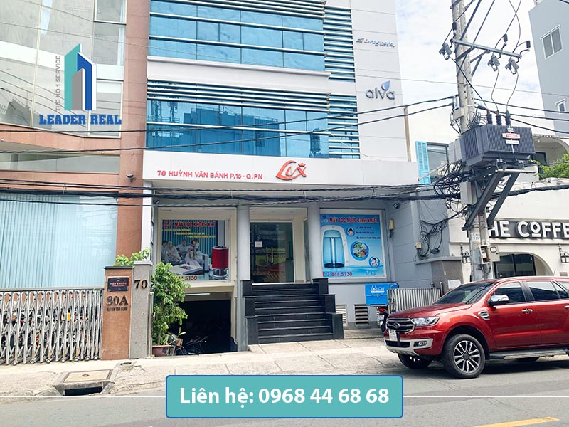 Mặt tiền văn phòng cho thuê 70HVB building quận Phú Nhuận