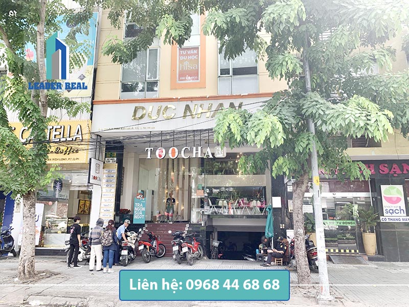 Mặt tiền tòa nhà cho thuê văn phòng Đức Nhân building quận Phú Nhuận