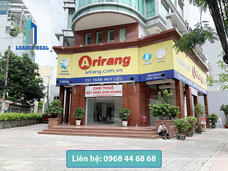 Mặt tiền tòa nhà cho thuê văn phòng Arirang tower quận Phú Nhuận