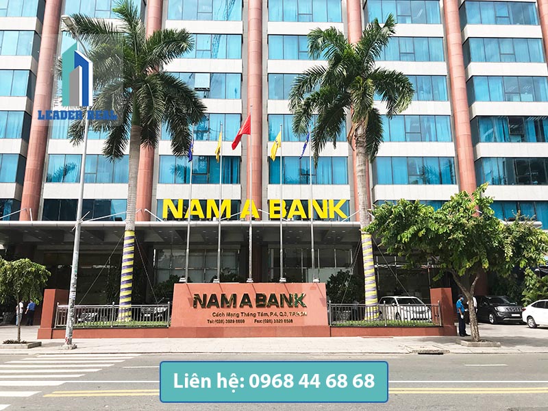 Mặt tiền tòa nhà cho thuê văn phòng Nam Á bank building quận 3