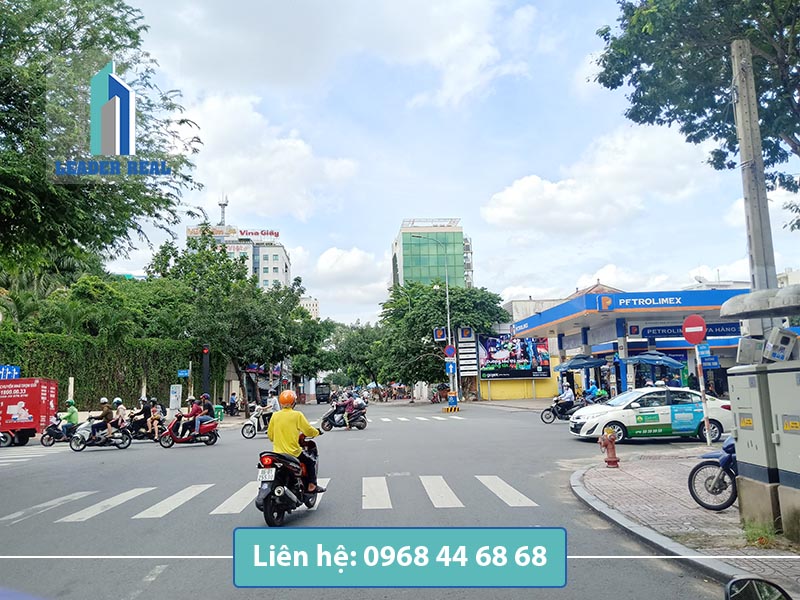 Giao thông thuận lợi tại tòa nhà cho thuê văn phòng Giầy Việt plaza quận 3