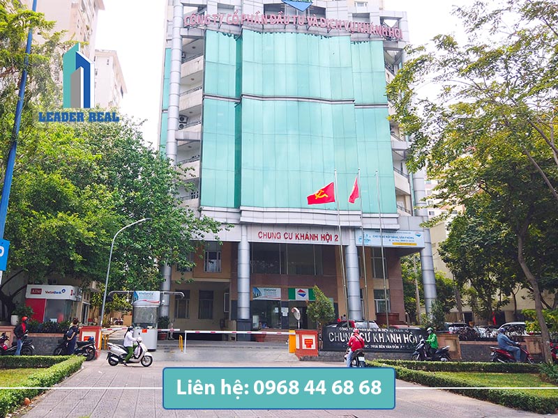 Mặt tiền văn phòng cho thuê tại tòa nhà Khánh Hội 2 building quận 4