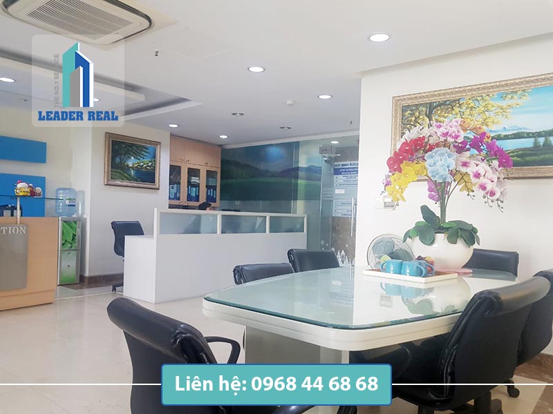 Khu tiếp khách chung tại văn phòng cho thuê Saigonland building quận 1