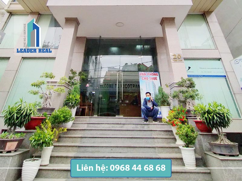 Lối vào văn phòng cho thuê Kicotrans 2 building quận Tân Bình