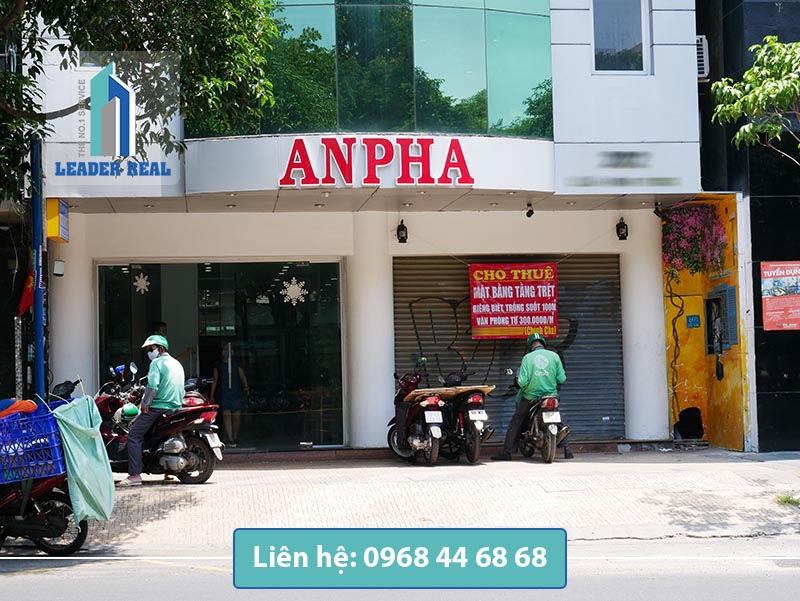 Mặt tiền văn phòng cho thuê Anpha building quận 1
